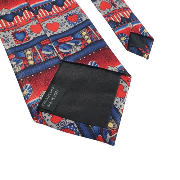 Mens Necktie Valentines Day Love Accessory Office Work Casual Dad Gift February - Picture 5 of 5